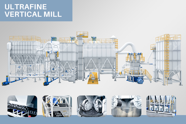 Limestone Powder Ultrafine Vertical Powder Grinding Mill