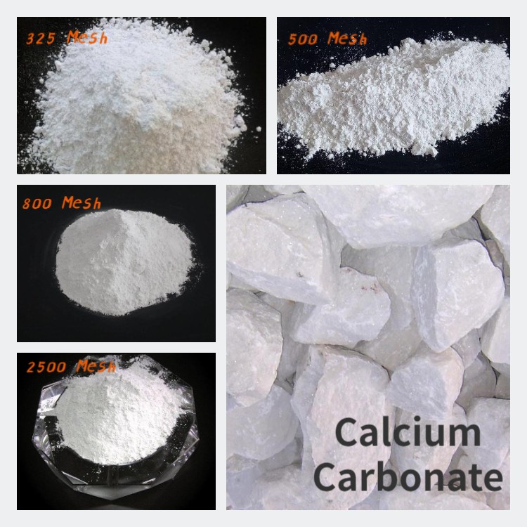Processing calcium carbonate stone powder